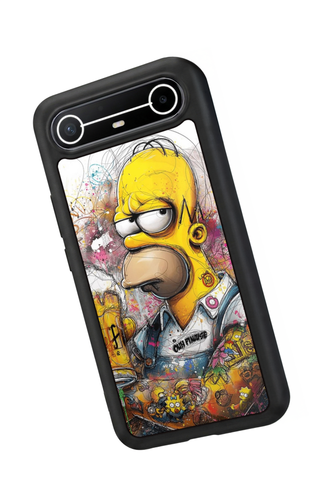 Tecno Spark Slim 5G Uyumlu The Simpsons Tasarımlı Glossy Premium Kılıf