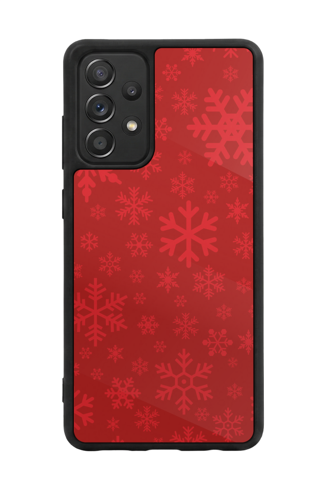 Samsung Galaxy A72 Uyumlu Yilbasi Christmas Tasarımlı Glossy Premium Kılıf