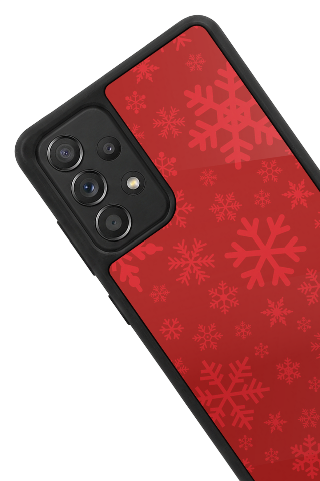 Samsung Galaxy A72 Uyumlu Yilbasi Christmas Tasarımlı Glossy Premium Kılıf