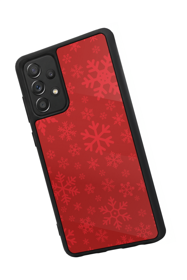 Samsung Galaxy A72 Uyumlu Yilbasi Christmas Tasarımlı Glossy Premium Kılıf