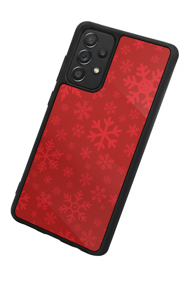 Samsung Galaxy A72 Uyumlu Yilbasi Christmas Tasarımlı Glossy Premium Kılıf