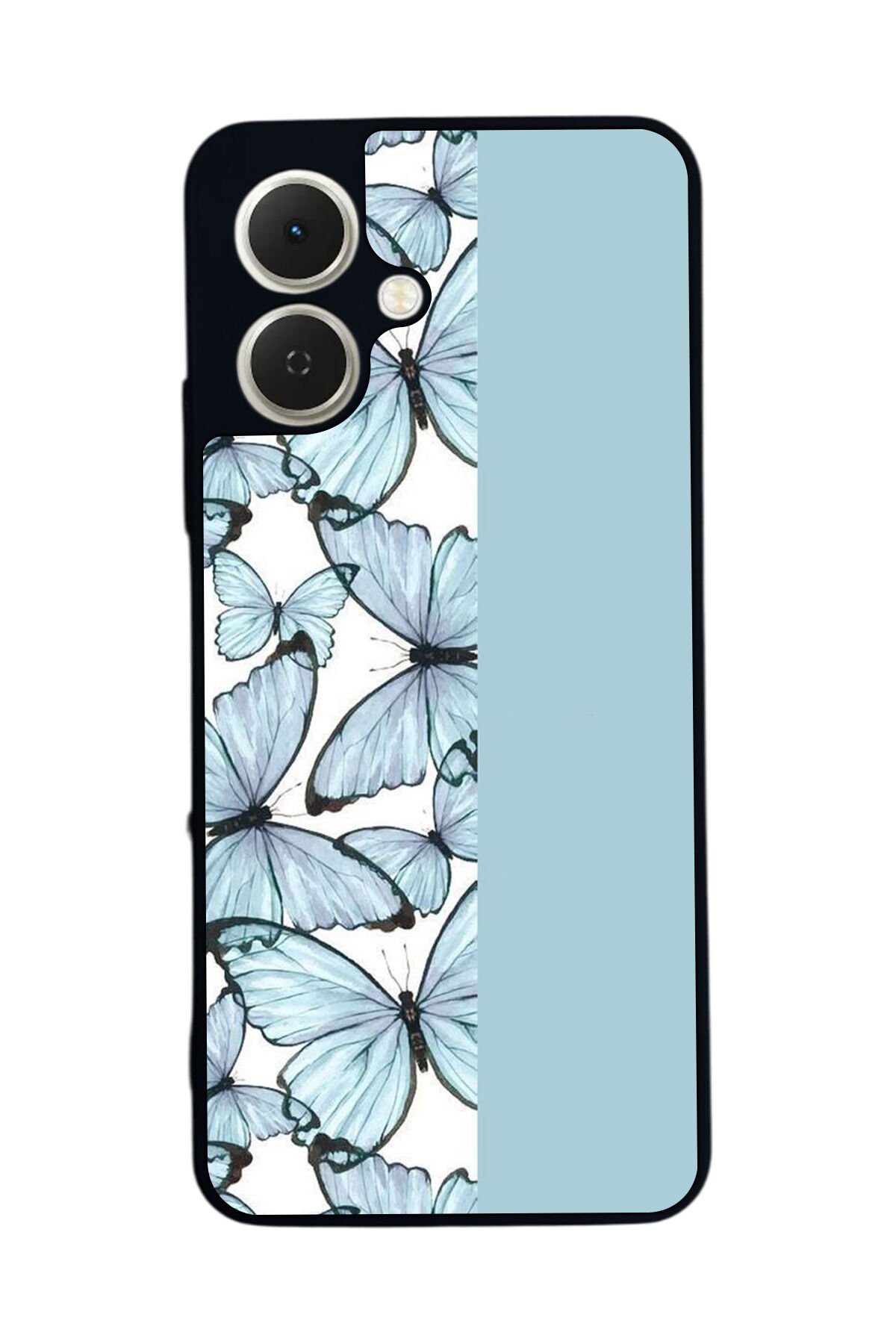 Tecno Spark GO 2 Uyumlu Kelebek Tasarımlı Glossy Premium Kılıf