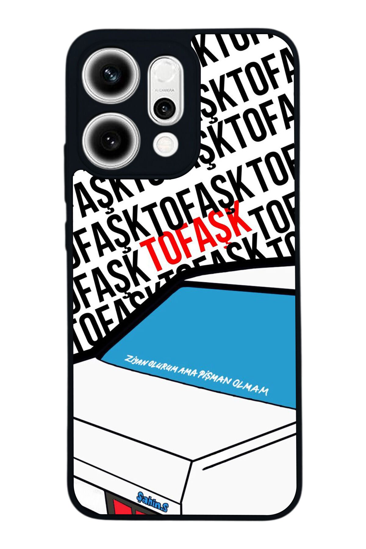 Oppo Reno 14 Uyumlu Tofas Tasarımlı Glossy Premium Kılıf