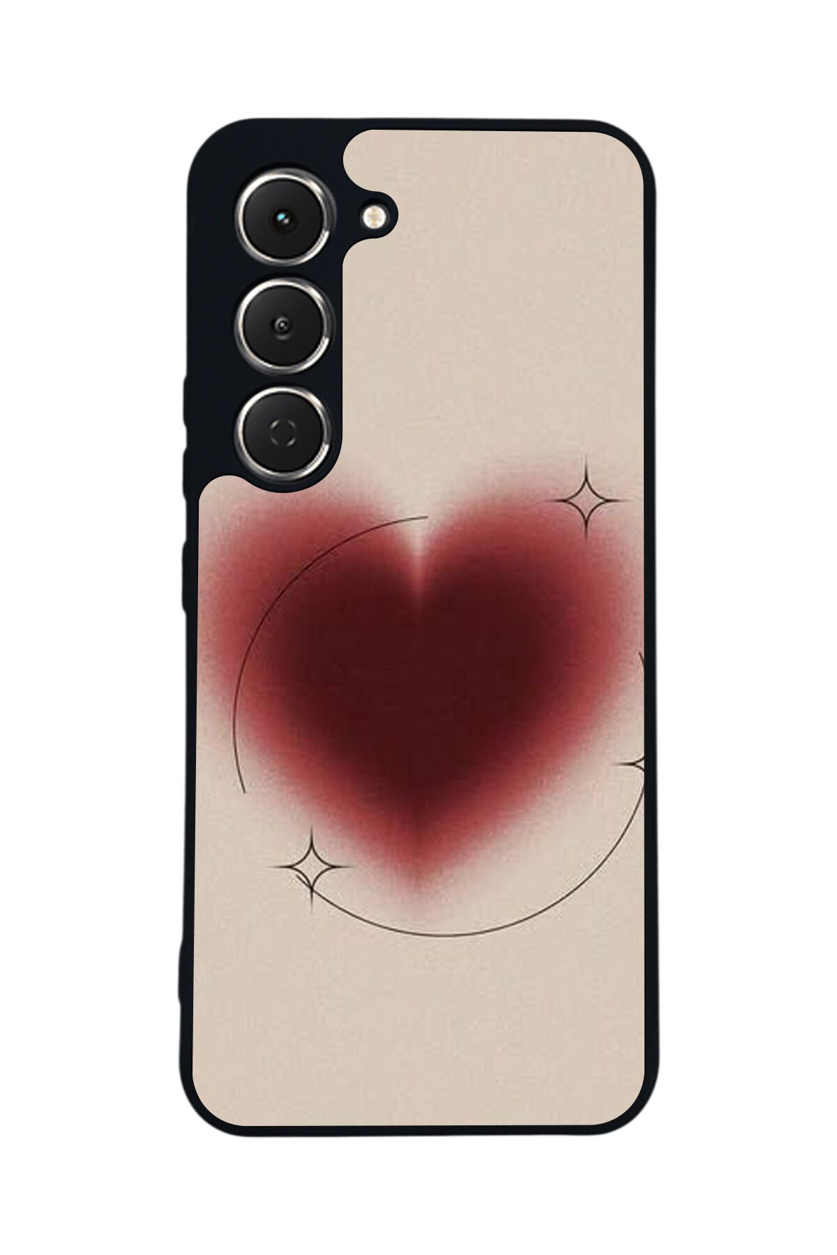Tecno Spark 40 Pro Uyumlu Kalp Love Tasarımlı Glossy Premium Kılıf