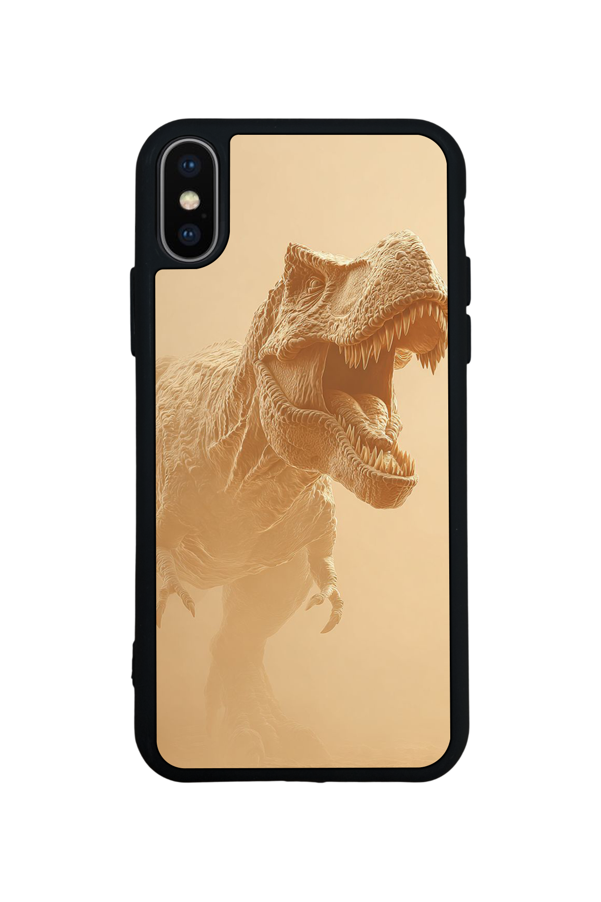 iPhone X/ XS Uyumlu Dinazor Tasarımlı Glossy Premium Kılıf