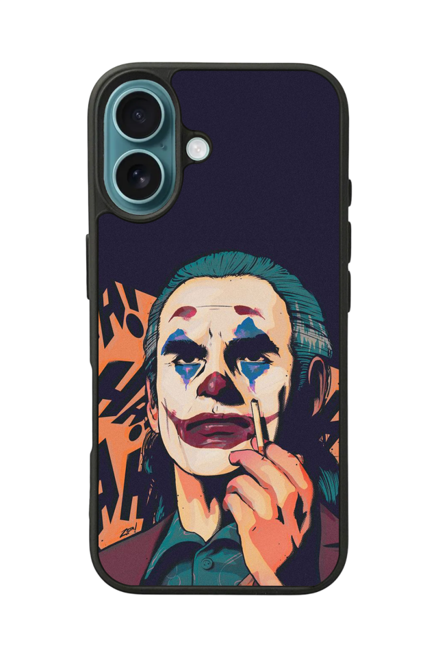 iPhone 16 Uyumlu Joker Tasarımlı Glossy Premium Kılıf