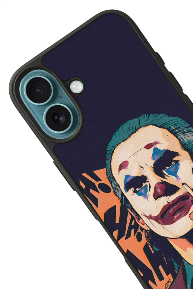 iPhone 16 Uyumlu Joker Tasarımlı Glossy Premium Kılıf
