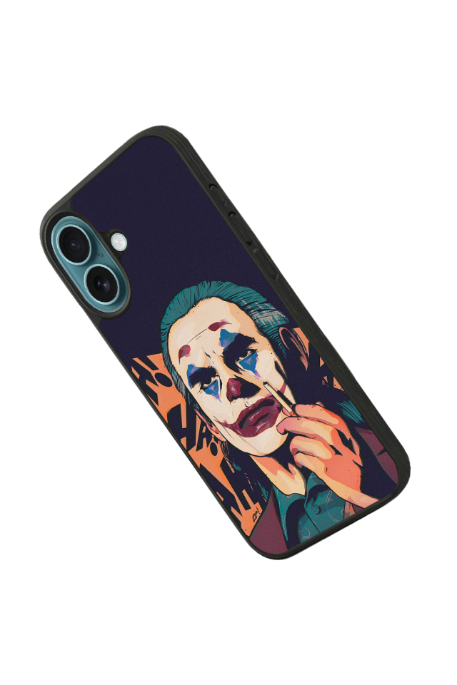 iPhone 16 Uyumlu Joker Tasarımlı Glossy Premium Kılıf