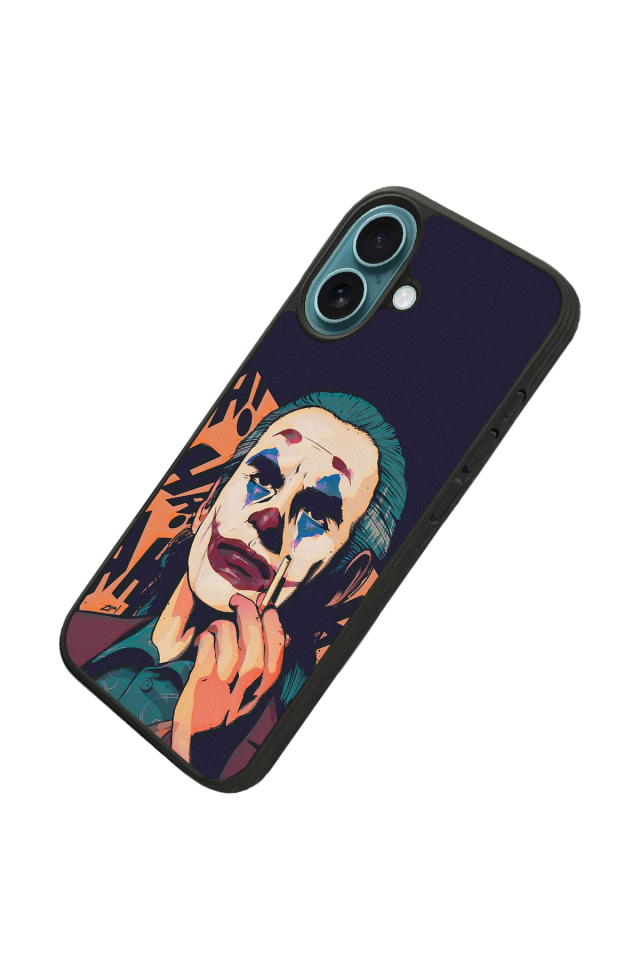 iPhone 16 Uyumlu Joker Tasarımlı Glossy Premium Kılıf