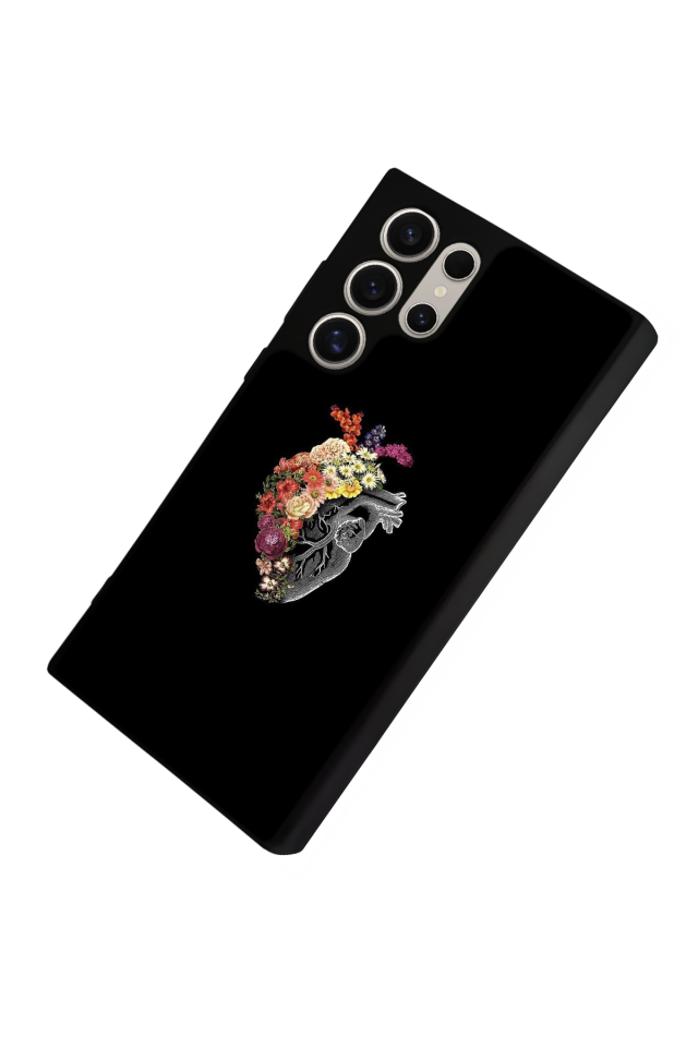 Samsung Galaxy S24 Ultra Uyumlu Kalp Love Tasarımlı Glossy Premium Kılıf