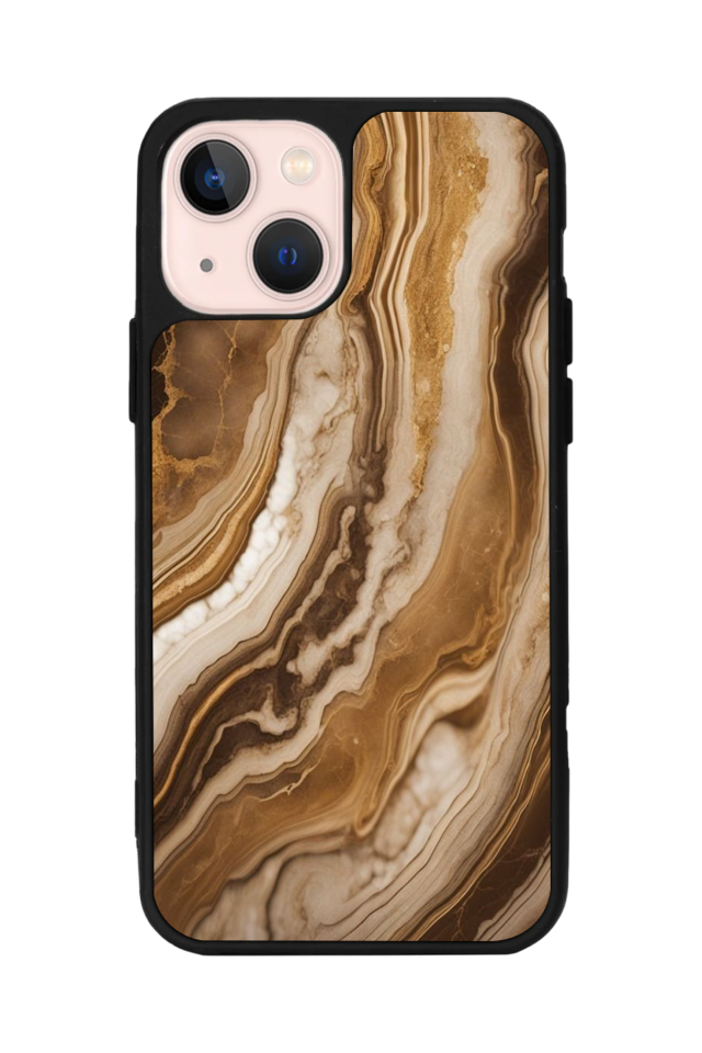 iPhone 15 Uyumlu Mermer Marble Tasarımlı Glossy Premium Kılıf