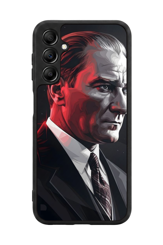 Samsung Galaxy A14 Uyumlu Mustafa Kemal Ataturk Tasarımlı Glossy Premium Kılıf