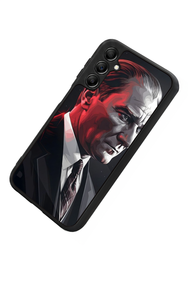 Samsung Galaxy A14 Uyumlu Mustafa Kemal Ataturk Tasarımlı Glossy Premium Kılıf