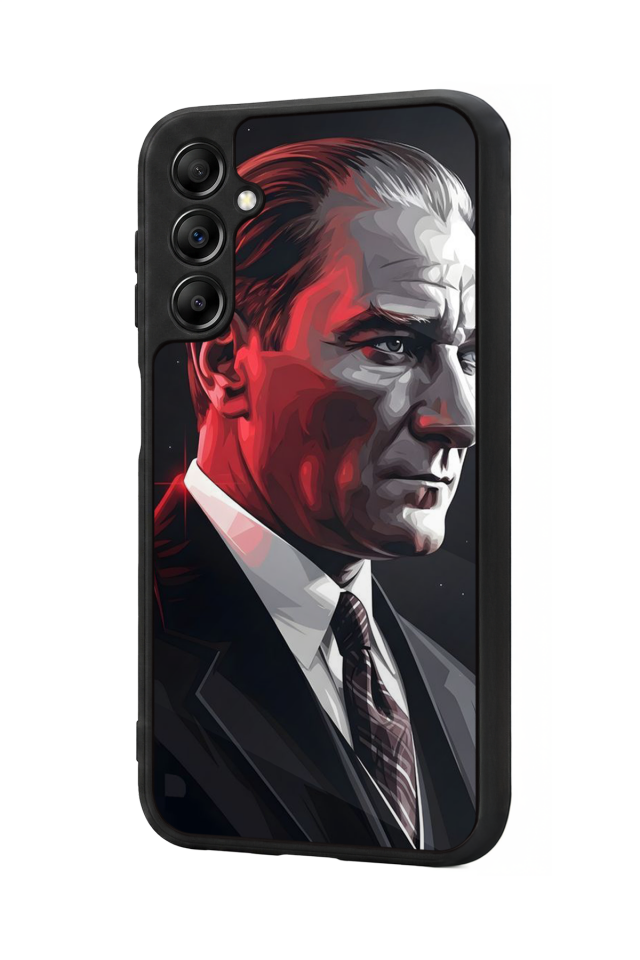 Samsung Galaxy A14 Uyumlu Mustafa Kemal Ataturk Tasarımlı Glossy Premium Kılıf