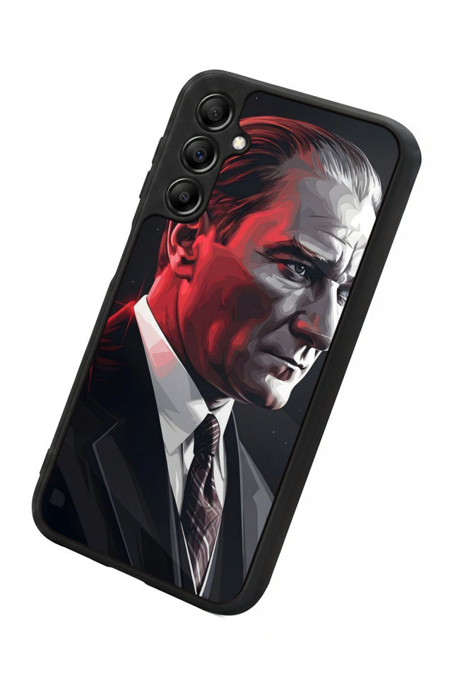 Samsung Galaxy A14 Uyumlu Mustafa Kemal Ataturk Tasarımlı Glossy Premium Kılıf