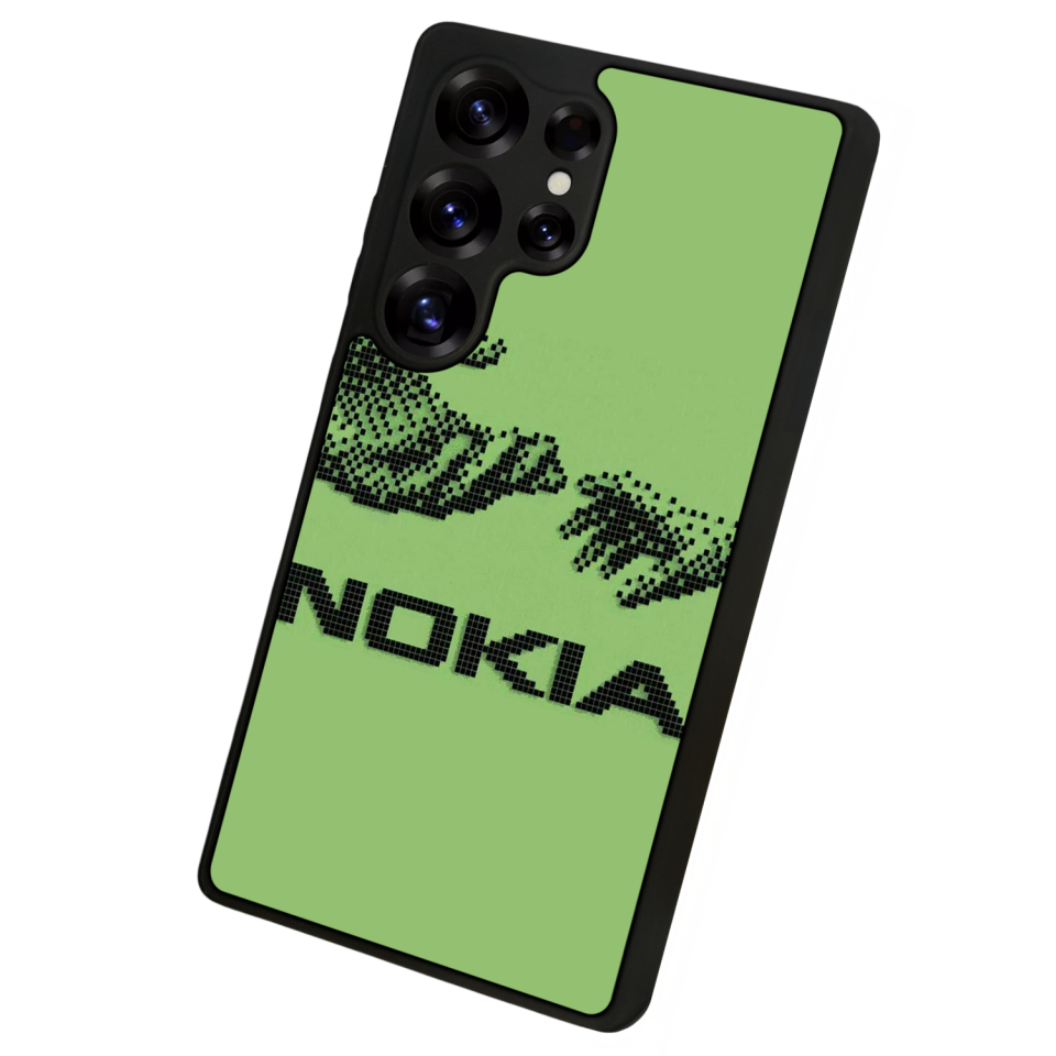Samsung Galaxy S25 Ultra Uyumlu Nokia Tasarımlı Glossy Premium Kılıf