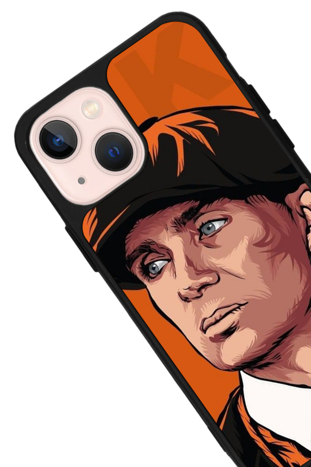 iPhone 13 Mini Uyumlu Peaky Blinders Tasarımlı Glossy Premium Kılıf