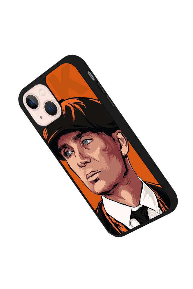 iPhone 13 Mini Uyumlu Peaky Blinders Tasarımlı Glossy Premium Kılıf