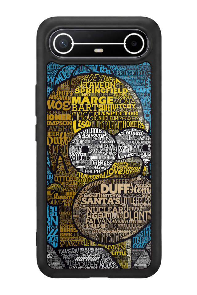 Tecno Spark Slim 5G Uyumlu The Simpsons Tasarımlı Glossy Premium Kılıf