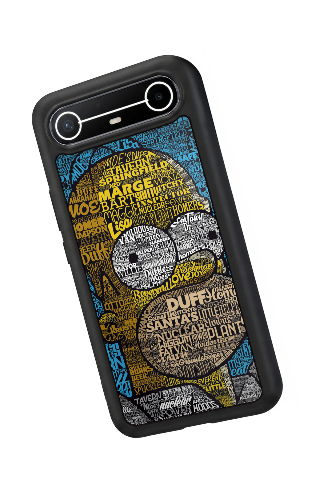 Tecno Spark Slim 5G Uyumlu The Simpsons Tasarımlı Glossy Premium Kılıf