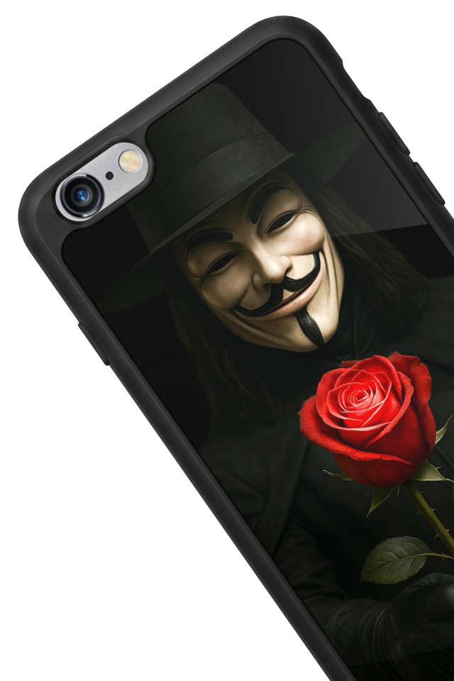 iPhone 6s Plus Uyumlu Vendetta Tasarımlı Glossy Premium Kılıf