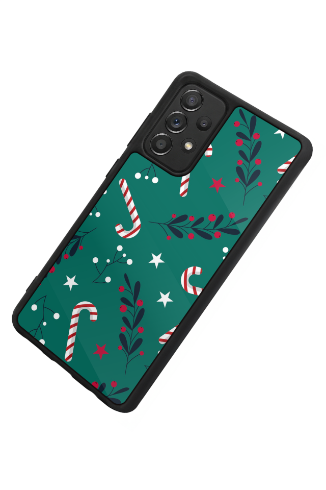 Samsung Galaxy A72 Uyumlu Yilbasi Christmas Tasarımlı Glossy Premium Kılıf