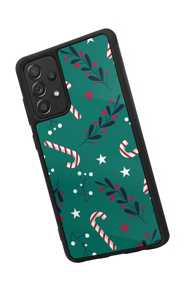 Samsung Galaxy A72 Uyumlu Yilbasi Christmas Tasarımlı Glossy Premium Kılıf