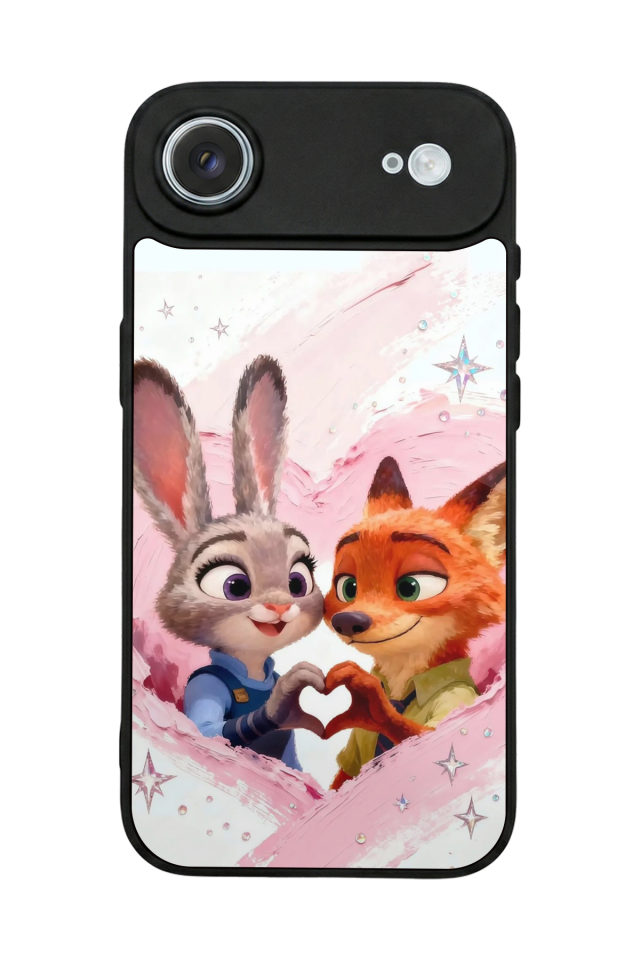 iPhone 17 Air Uyumlu Zootropolis Tasarımlı Glossy Premium Kılıf