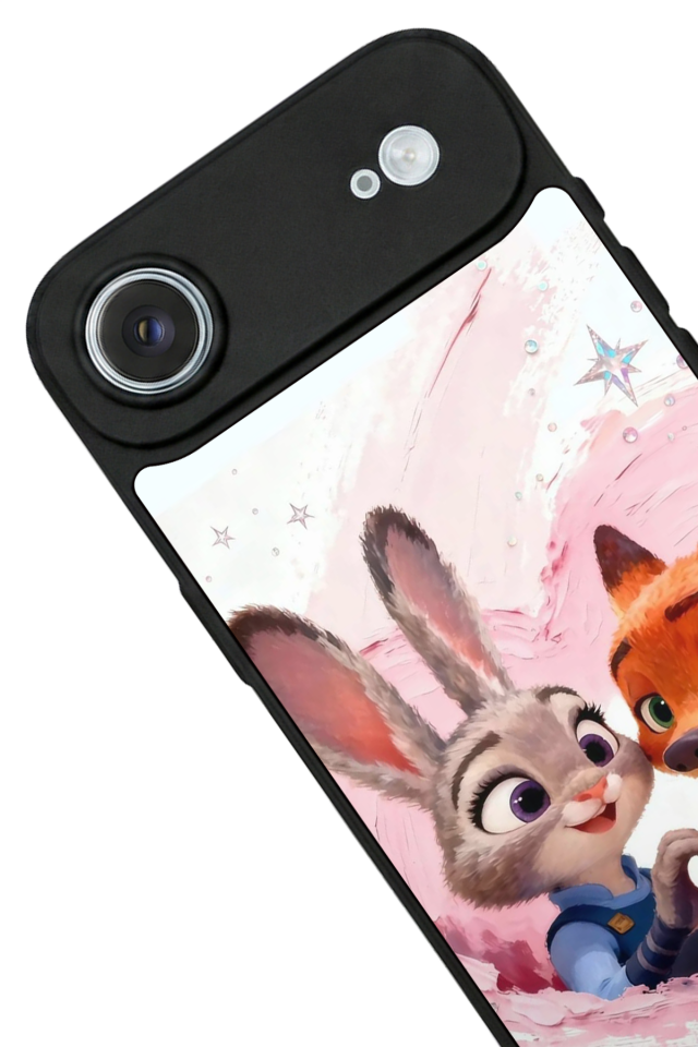 iPhone 17 Air Uyumlu Zootropolis Tasarımlı Glossy Premium Kılıf