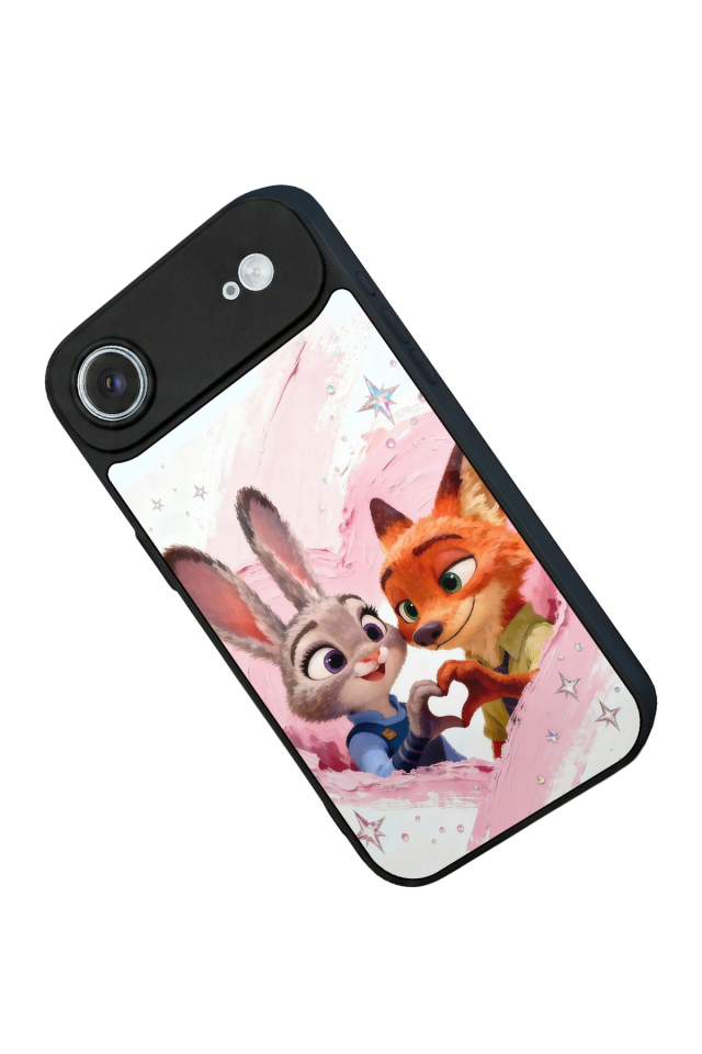 iPhone 17 Air Uyumlu Zootropolis Tasarımlı Glossy Premium Kılıf