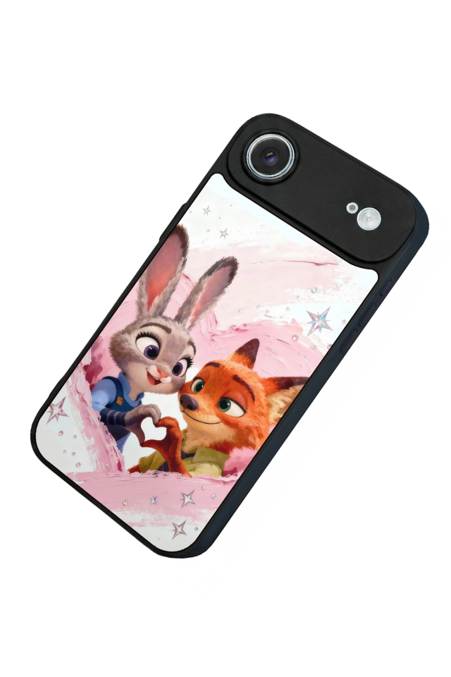 iPhone 17 Air Uyumlu Zootropolis Tasarımlı Glossy Premium Kılıf