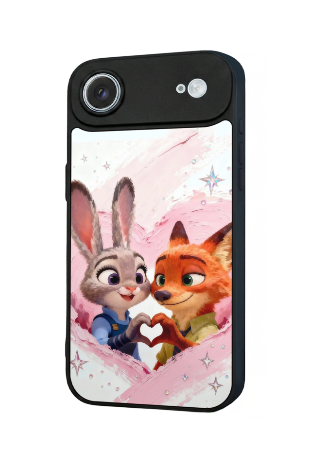 iPhone 17 Air Uyumlu Zootropolis Tasarımlı Glossy Premium Kılıf