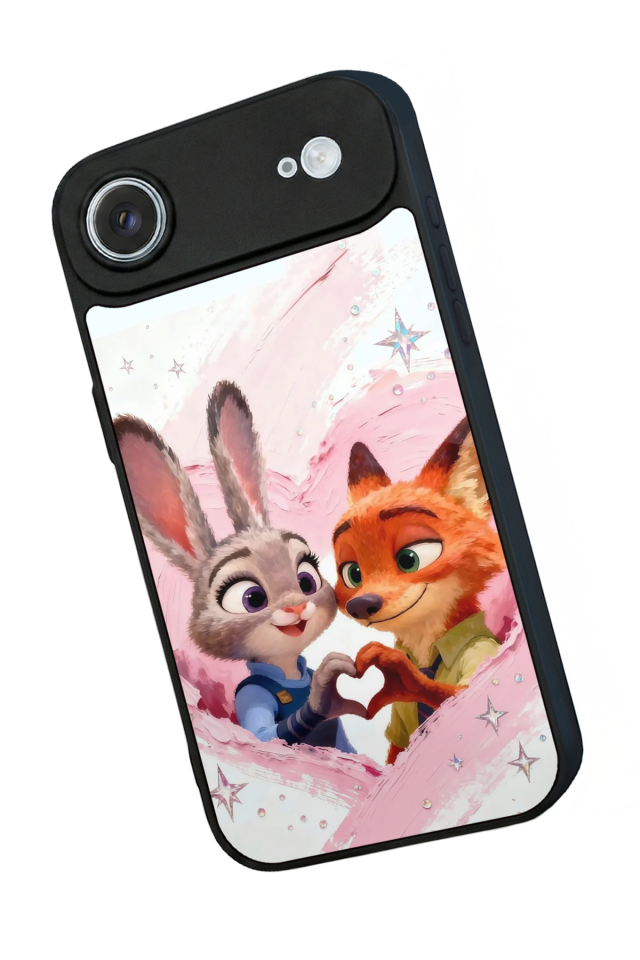 iPhone 17 Air Uyumlu Zootropolis Tasarımlı Glossy Premium Kılıf