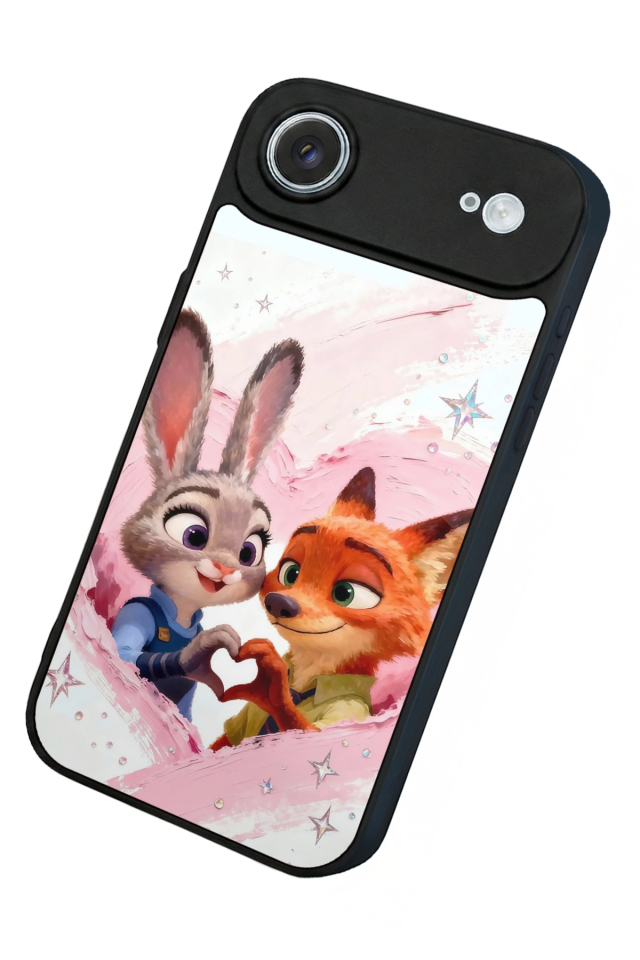 iPhone 17 Air Uyumlu Zootropolis Tasarımlı Glossy Premium Kılıf