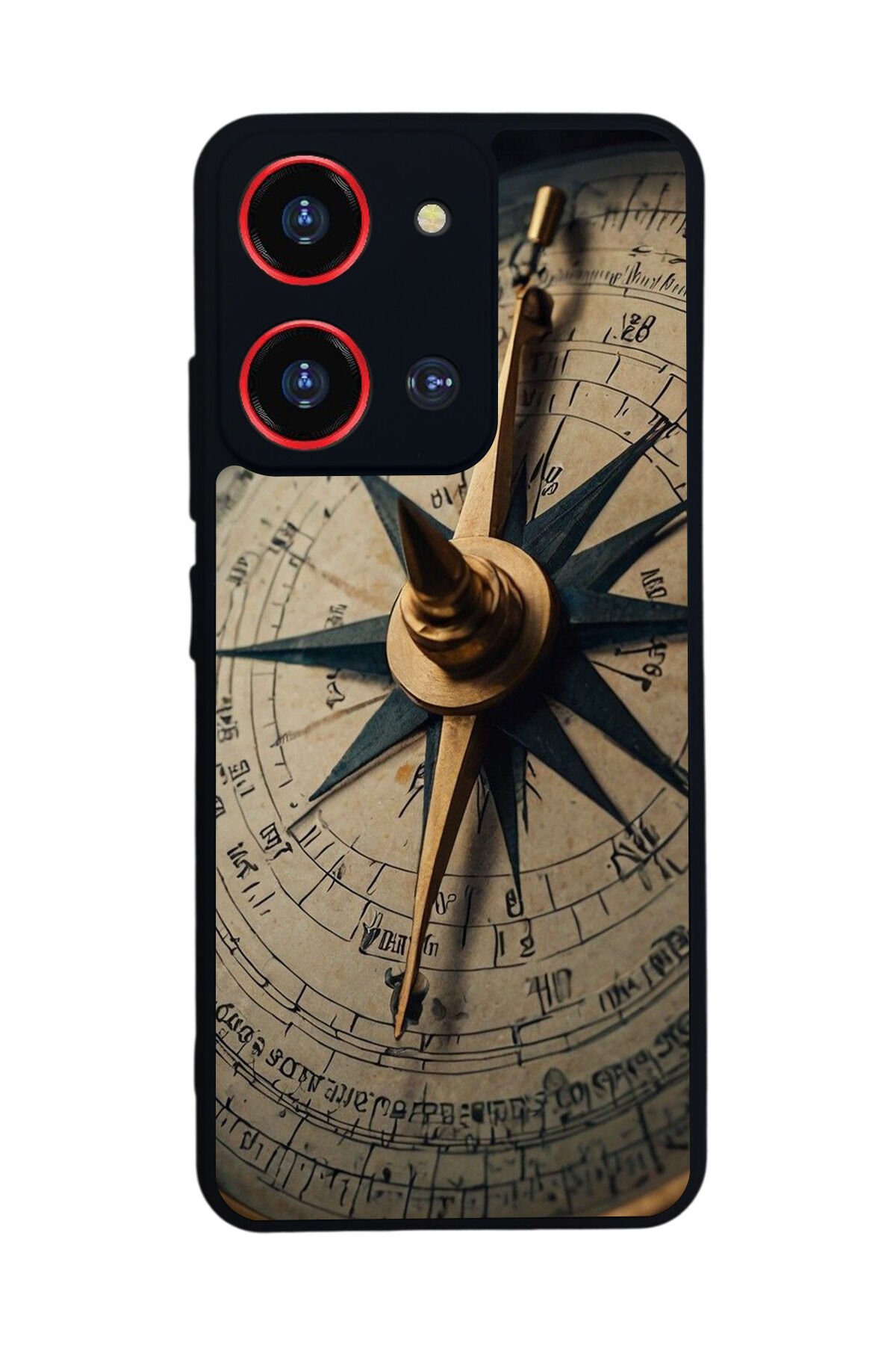 Reeder S19 Max Pro S 108MP Uyumlu Pusula Tasarımlı Glossy Premium Kılıf
