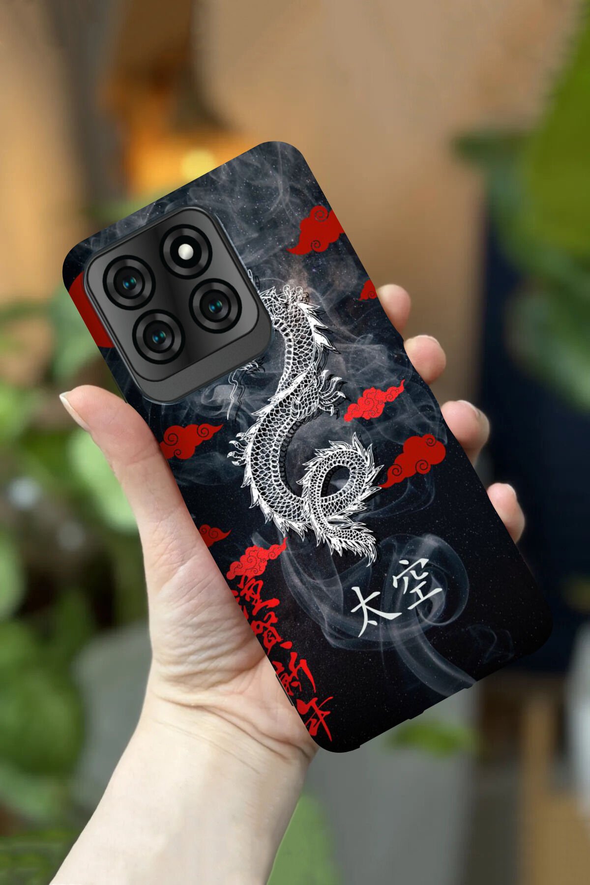 Reeder S71 Uyumlu Kamera Korumalı Dragon Desenli HD Baskılı Silikon Kılıf