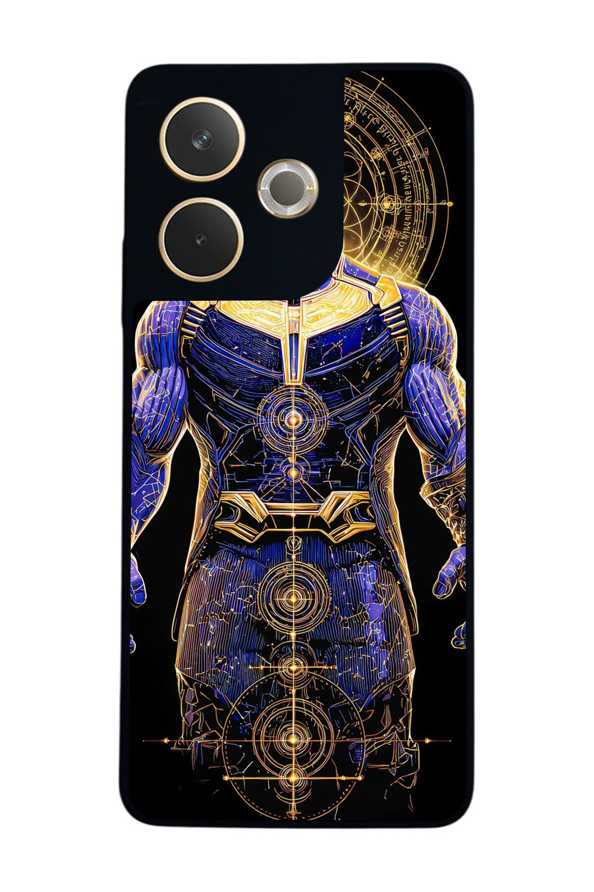 Oppo A5 Pro Uyumlu Thanos Tasarımlı Glossy Premium Kılıf