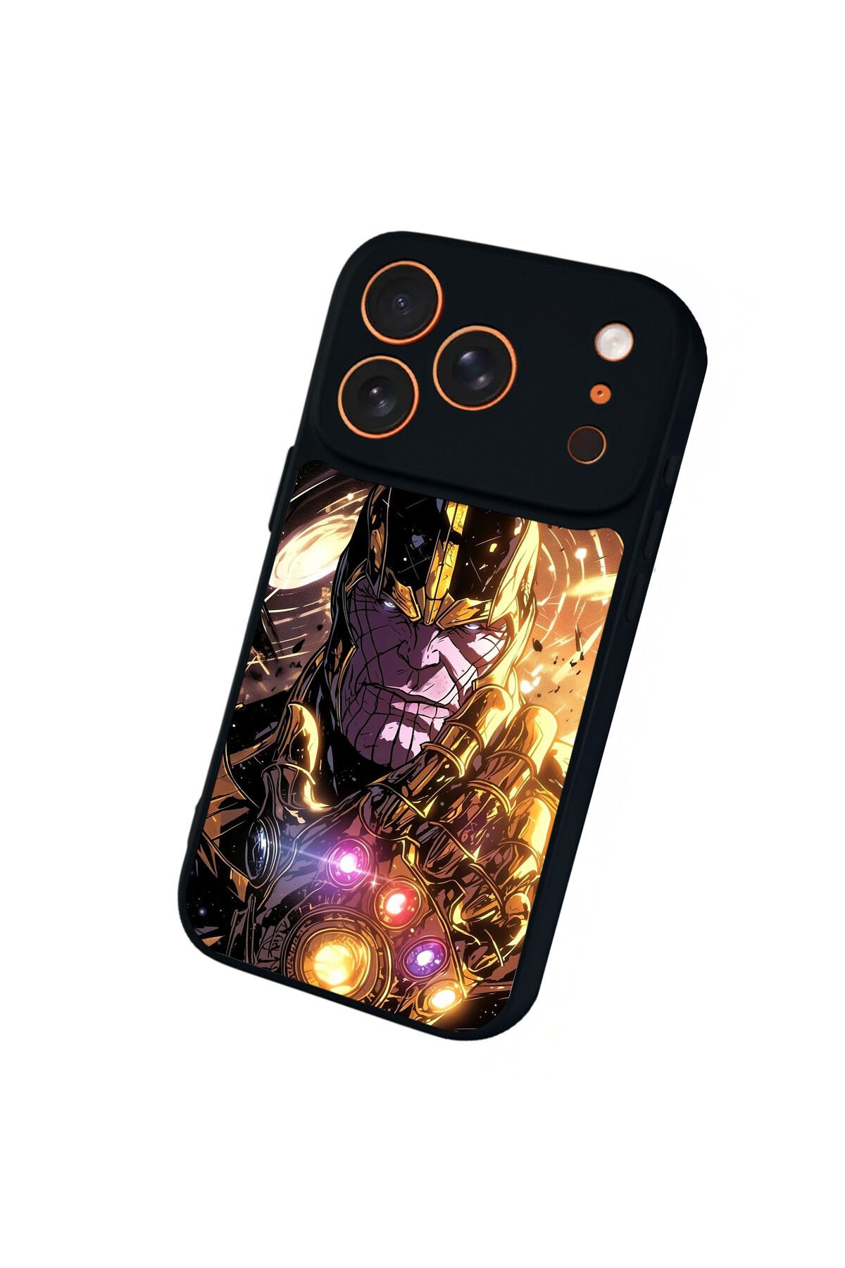 iPhone 17 Pro Max Uyumlu Thanos Tasarımlı Glossy Premium Kılıf