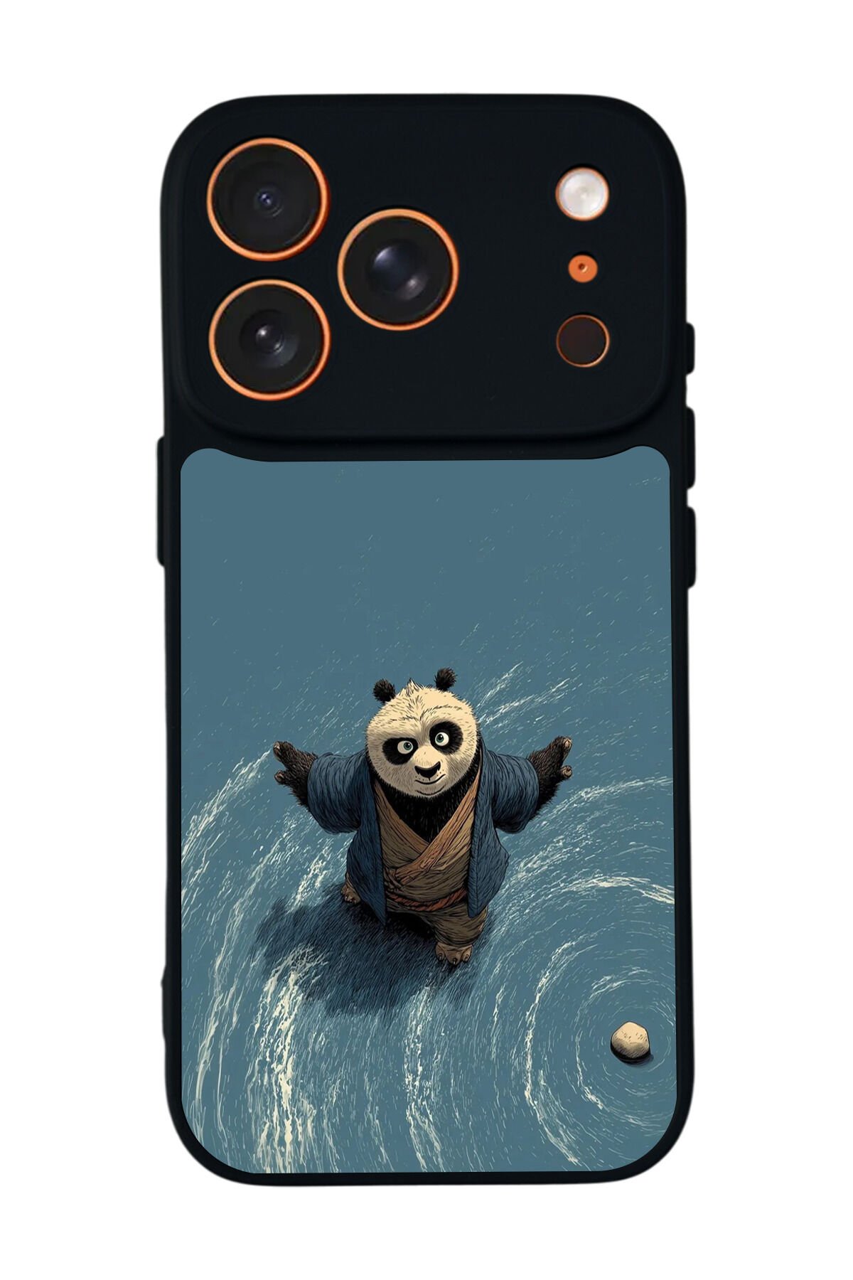 iPhone 17 Pro Uyumlu Kung Fu Panda Tasarımlı Glossy Premium Kılıf