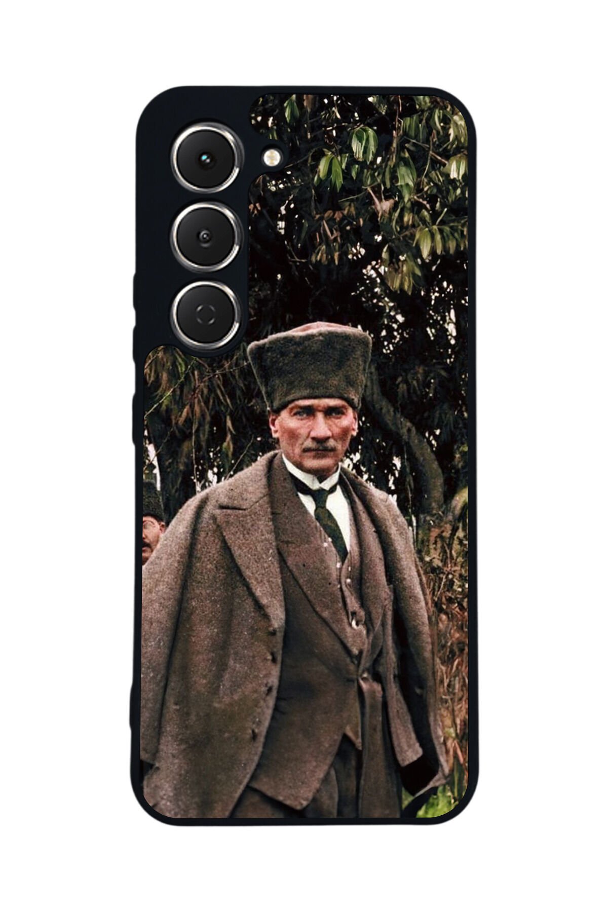 Tecno Spark 40 Pro Uyumlu Mustafa Kemal Ataturk Tasarımlı Glossy Premium Kılıf