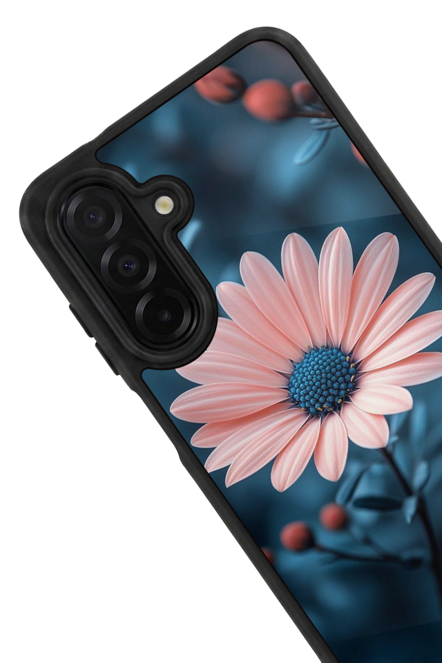 Samsung Galaxy A56 Uyumlu Cicek Tasarımlı Glossy Premium Kılıf