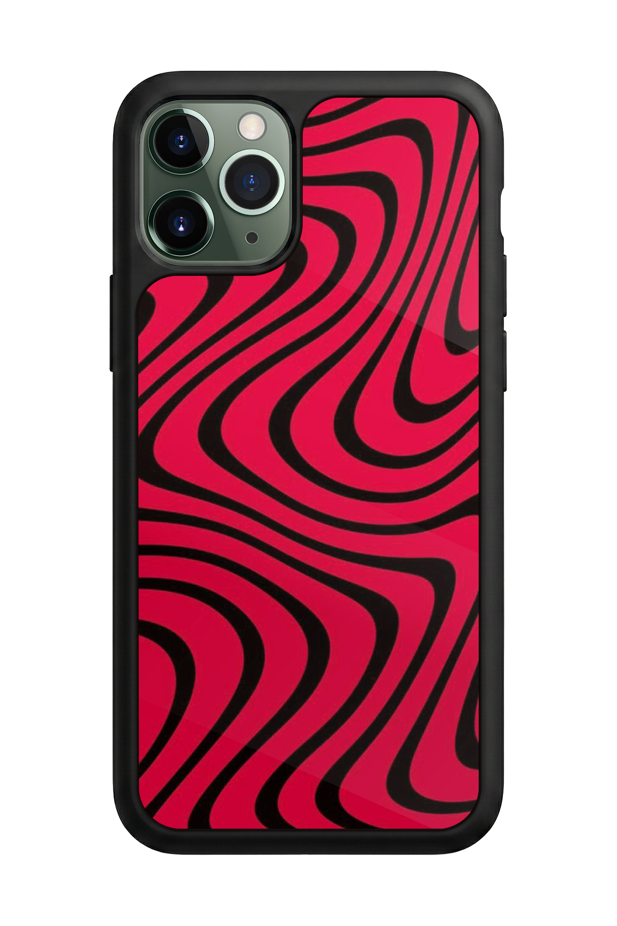 iPhone 11 Pro Uyumlu Çizgi Sanatı Tasarımlı Glossy Premium Kılıf