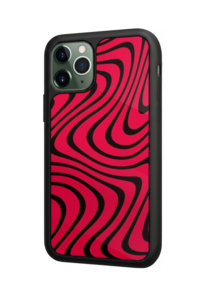 iPhone 11 Pro Uyumlu Çizgi Sanatı Tasarımlı Glossy Premium Kılıf