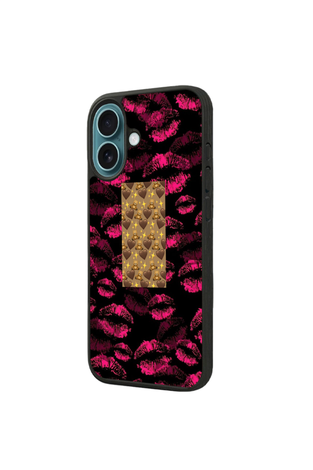 iPhone 16 Plus Uyumlu Dudak Tasarımlı Glossy Premium Kılıf