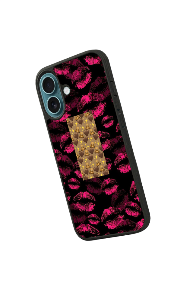 iPhone 16 Plus Uyumlu Dudak Tasarımlı Glossy Premium Kılıf
