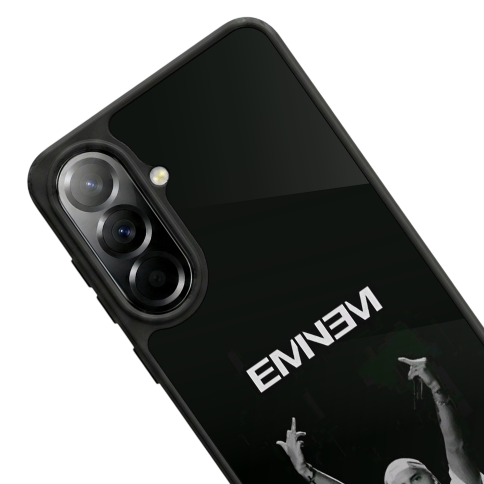 Samsung Galaxy A37 Uyumlu Eminem Tasarımlı Glossy Premium Kılıf