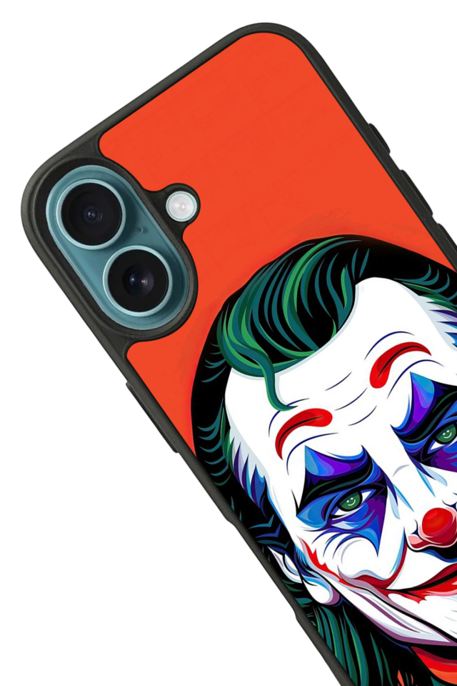 iPhone 16 Uyumlu Joker Tasarımlı Glossy Premium Kılıf