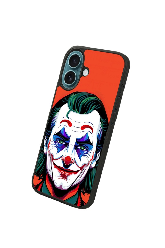 iPhone 16 Uyumlu Joker Tasarımlı Glossy Premium Kılıf
