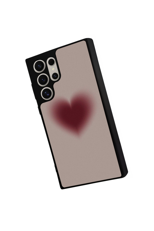 Samsung Galaxy S24 Ultra Uyumlu Kalp Love Tasarımlı Glossy Premium Kılıf