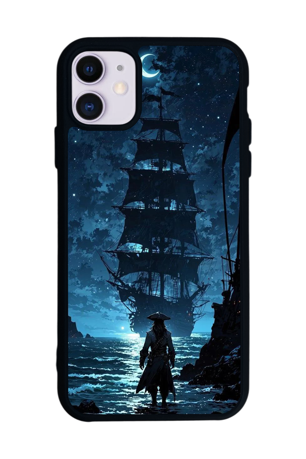 iPhone 11 Uyumlu Korsan Tasarımlı Glossy Premium Kılıf